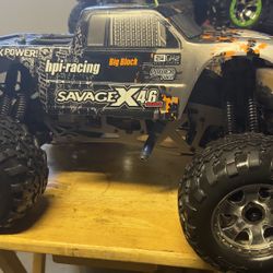 Hpi Savage X 4.6 Monster Nitro Rc Truck  4x4 