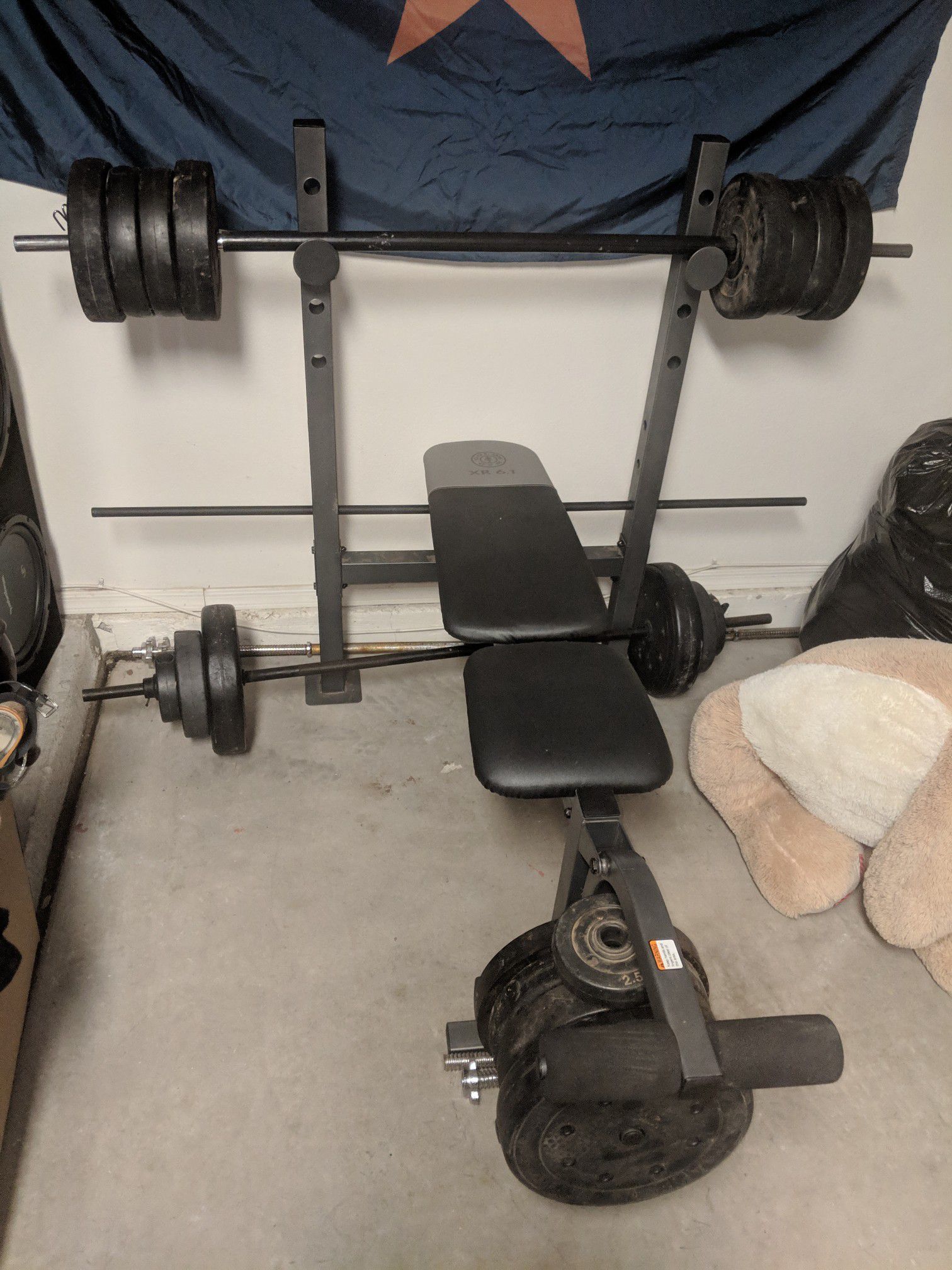 Bench set weight set