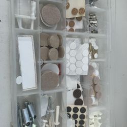 Cabinet - Assorted Supplies In Bins