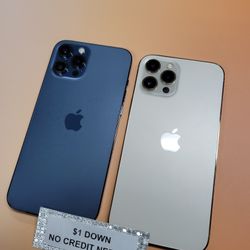 Apple IPhone 12 Pro Max 5G - Only $1 Today Pay The Rest Later!