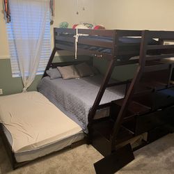 BUNK BED with PULL OUT TRUNDLE