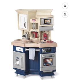 Little Tikes Super Chef Juego de Cocina de 13 Piezas de Juego de Simulación con Microondas, Horno y Cafetera, Multicolor - para Niños New Open Box