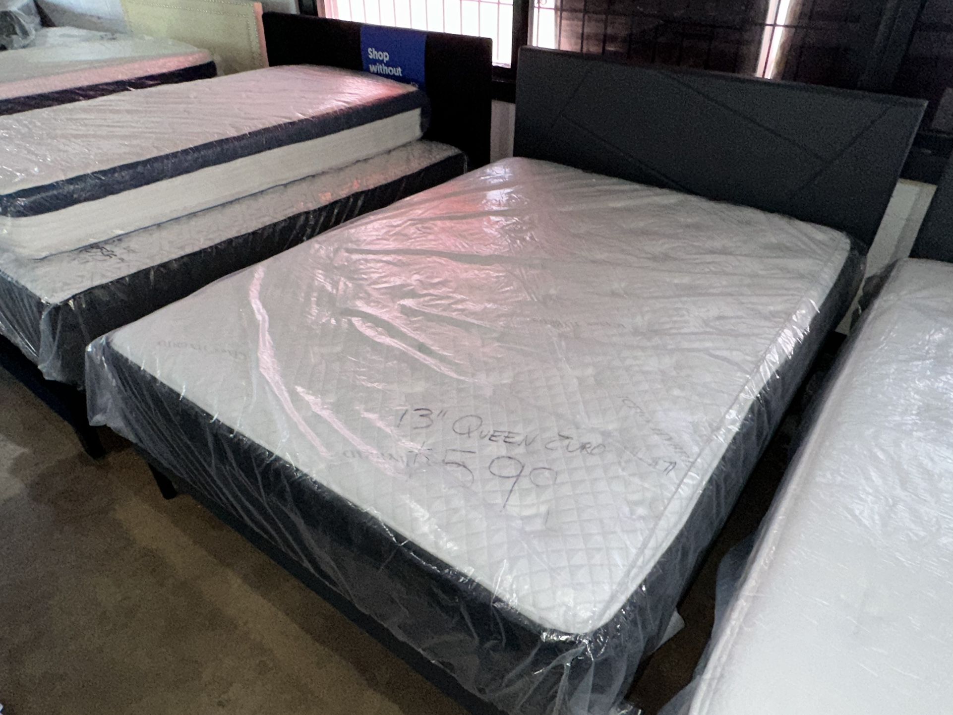 ❄️ ¡DUERME FRESCO Y CON SOPORTE! ❄️ 13” Colchon Queen Hybrid Icetex
