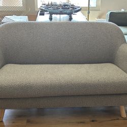 Gray Bouclé Love Seat From Article