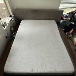 Wood Bedframe With Platform