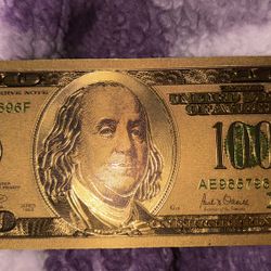 24kgold Real 100$ Collectible And Cool Item 