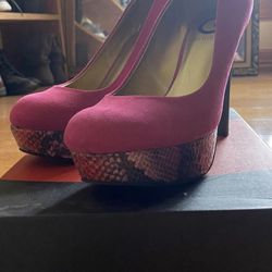 Pink Guess Heels