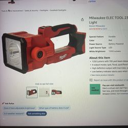Milwaukee ELEC Tool 2354-20 M18 Search Light 