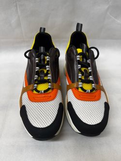 Dior B22 Chunky Sneakers Multicolor Yellow Brown Luxury Designer Shoes Footwear