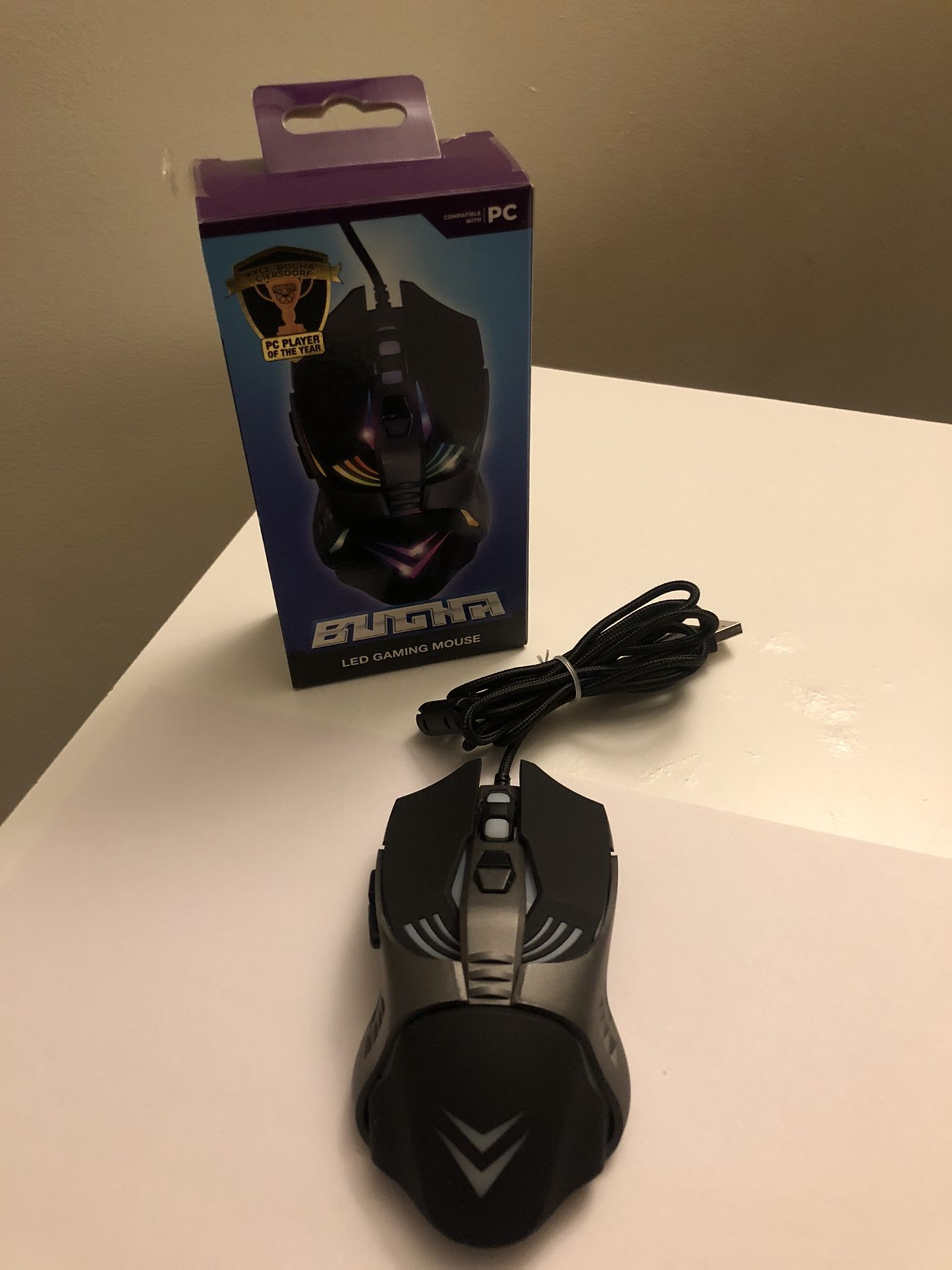 Bugha exclusive LED gaming mouse