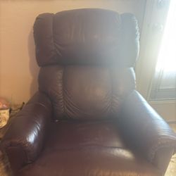 Brown recliner