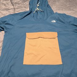 The North Face Anorak - Men’s XXL - Blue and Tan