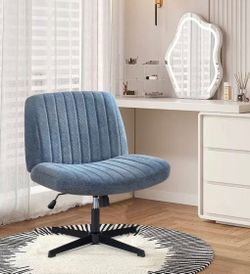 Fabric Adjustable Height Criss Cross Ergonomic Task Chair with Armless Crisscross Applesauce-Ready Design