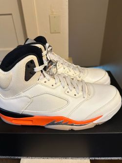 Air Jordan 5 Retro. Size: 10.5. Orange. $190