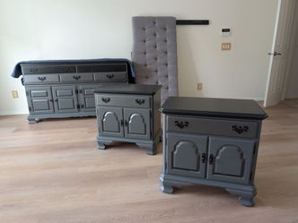 Professionally Refinished Dresser and Nightstand Set