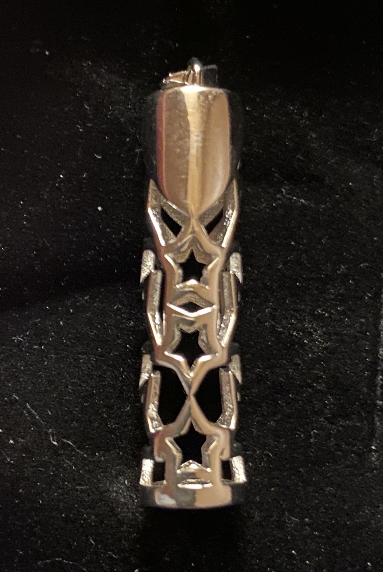 Star Silver Drop Pendant 925