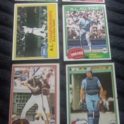 1981 Topps 400 + Baseball Cards,  Some Stars