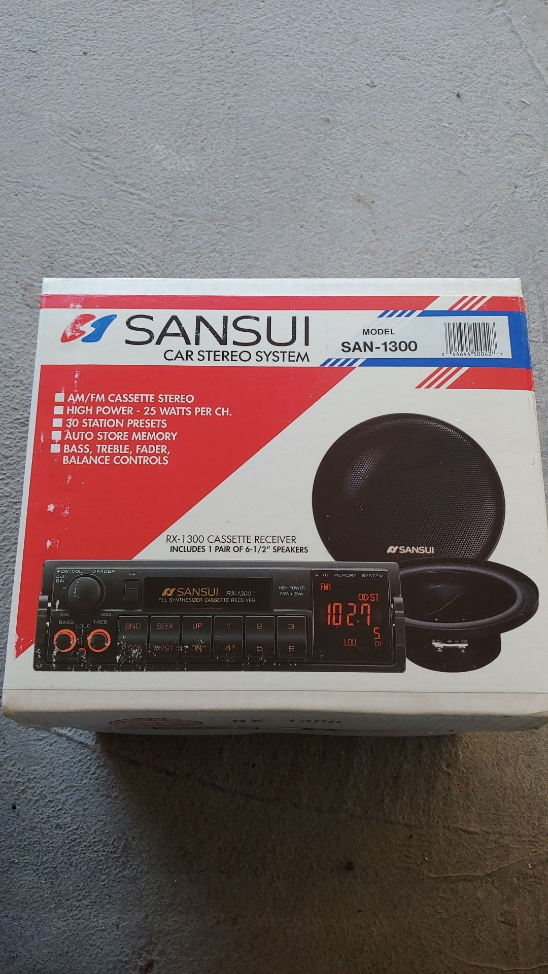 Sansui Car Stereo System