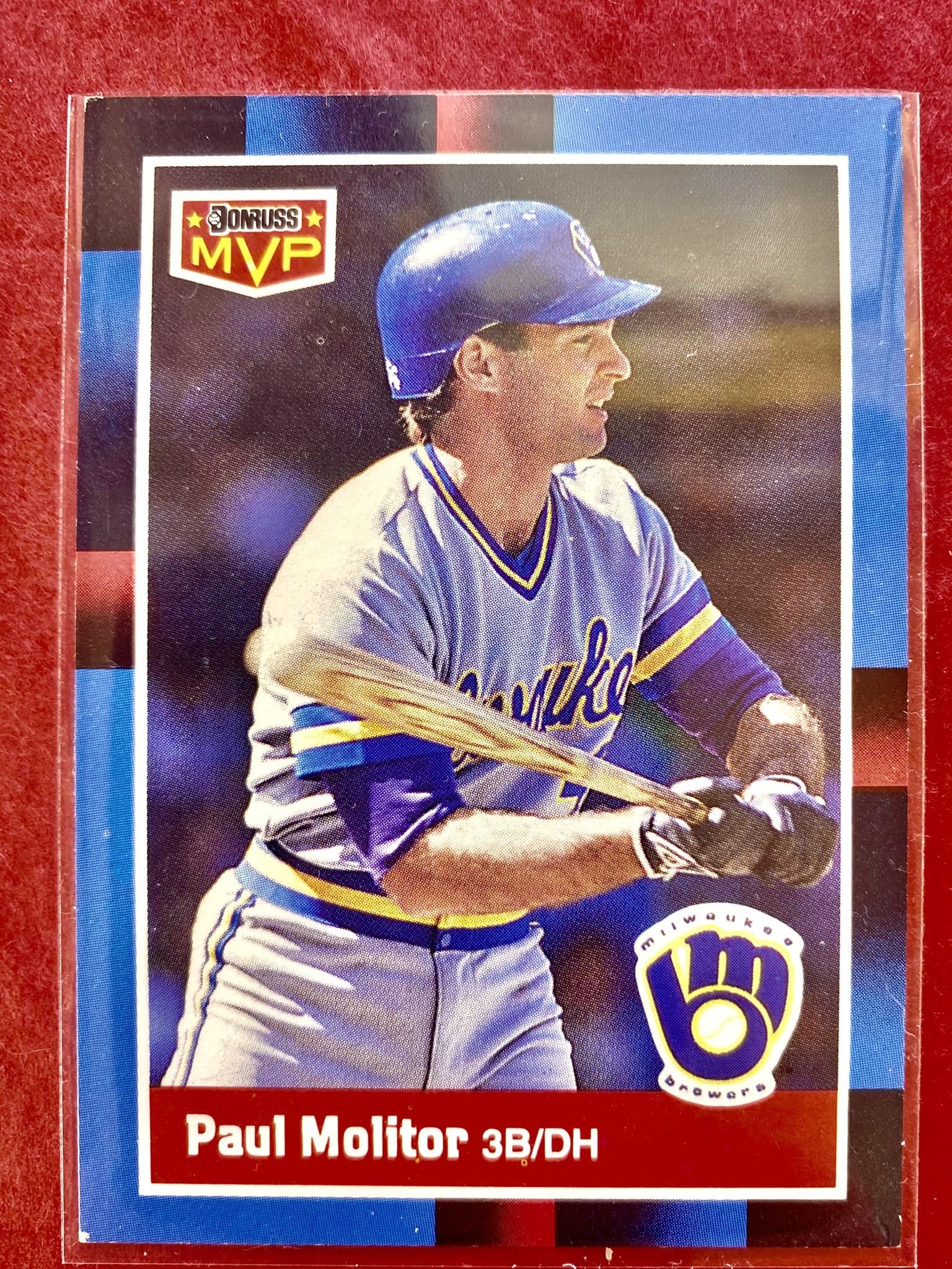 Paul Molitor 1987 Leaf Donruss MVP Card