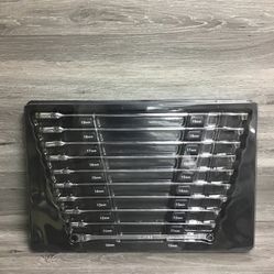 NEW Matco metric Spline XL Long Flex Box Wrench Set 10-19 Ratcheting SRFBZLM102TA 