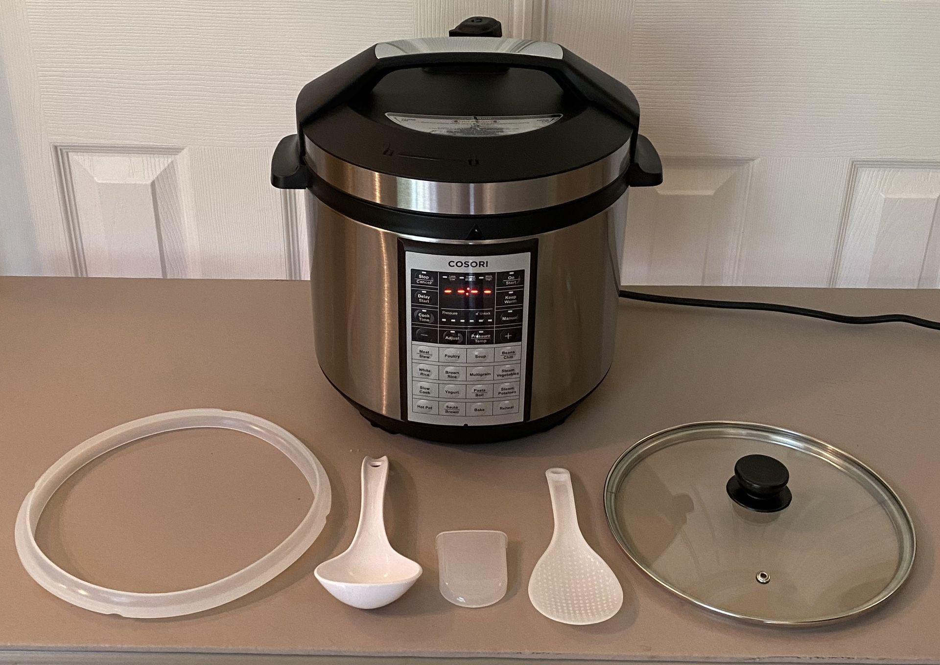 COSORI ELECTRIC PRESSURE COOKER 6 QT 8-IN-1 INSTANT STAINLESS STEEL POT  CP016-PC for Sale in Pompano Beach, FL - OfferUp