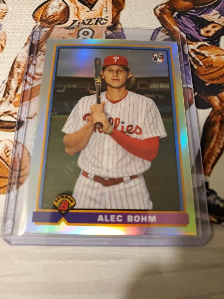 Phillies Alec Bohm Ro Refractor Card