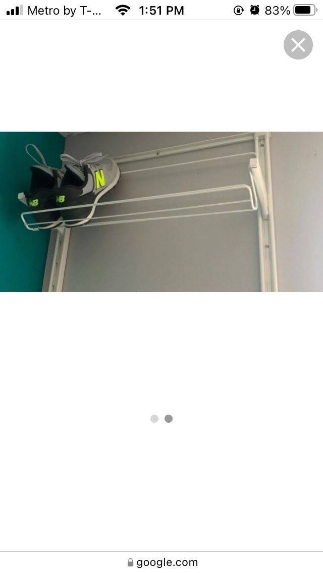 Algot Ikea - Wire Shoe Shelf With Bracket