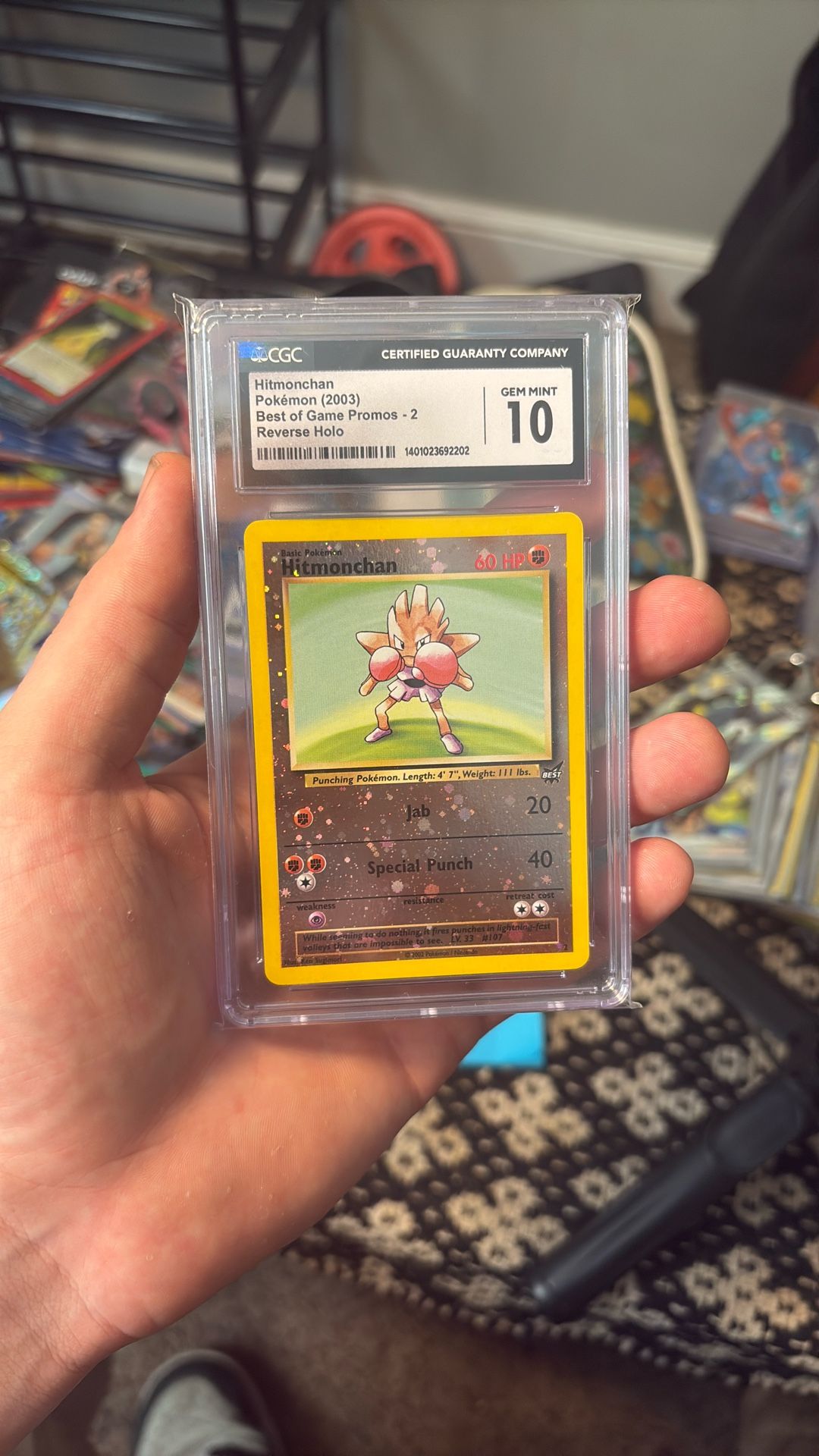Best Of Game Promo Cgc 10 Hitmonchan