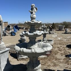 New Fountain Made Out Of Cement 