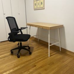 New Desk And Rolling Chair - $120