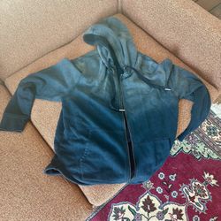 Treasure & Bond Ombré Zip Up Hoodie sz. M