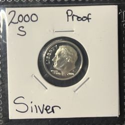 2000 Proof Silver Dime 