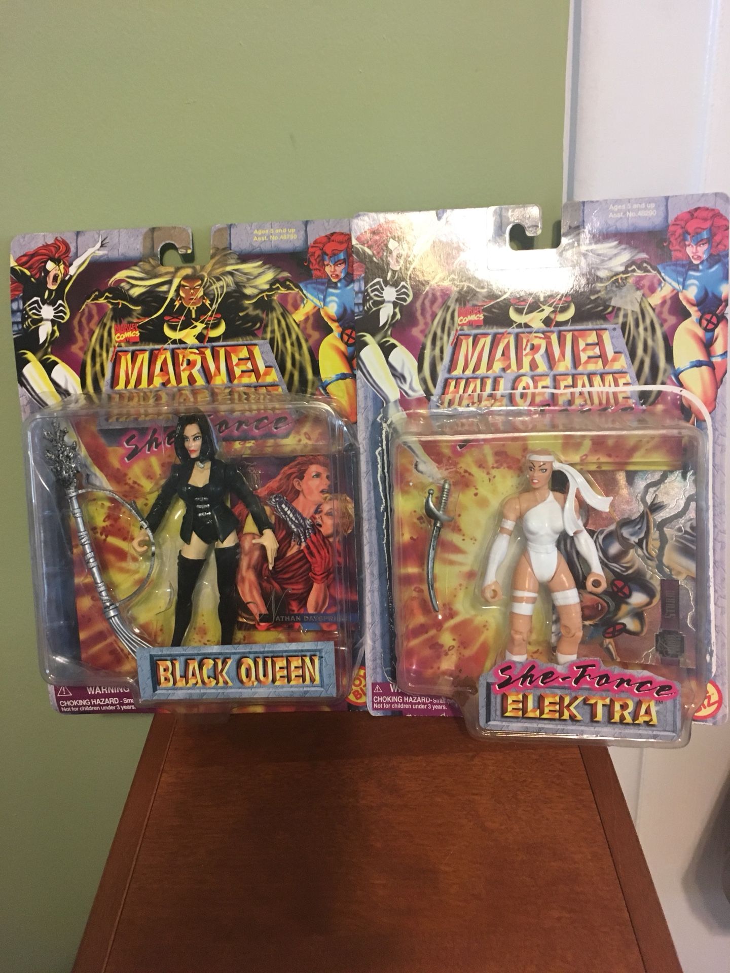 1996-1997 Hall of Fame Black Queen and Elektra