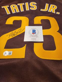 Fernando Tatis Jr Signed Jersey Authentication  Beckett (Best Offer)