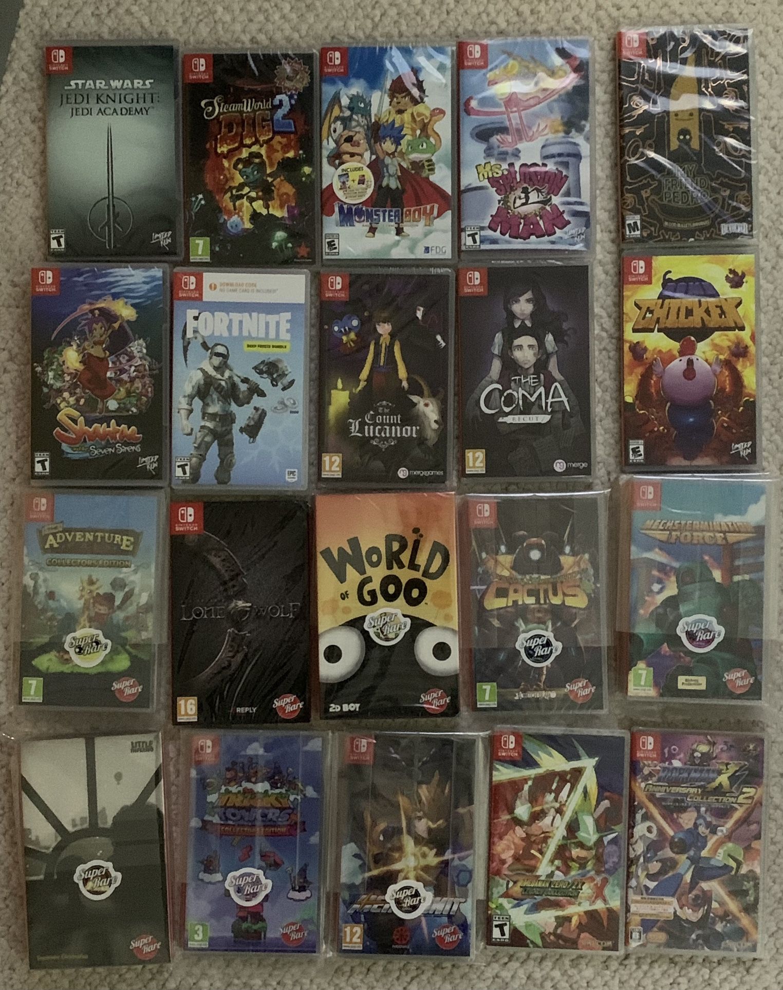 Nintendo Switch games Limited Run And Super Rare Games