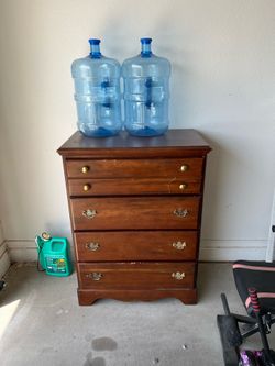 Brown wooden dresser