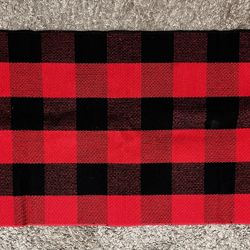 Plaid Outdoor Rug 