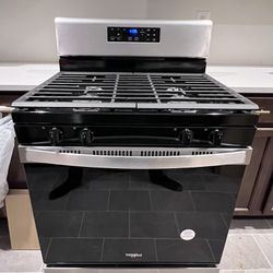 Whirlpool Gas Stove New Stainless Steel 