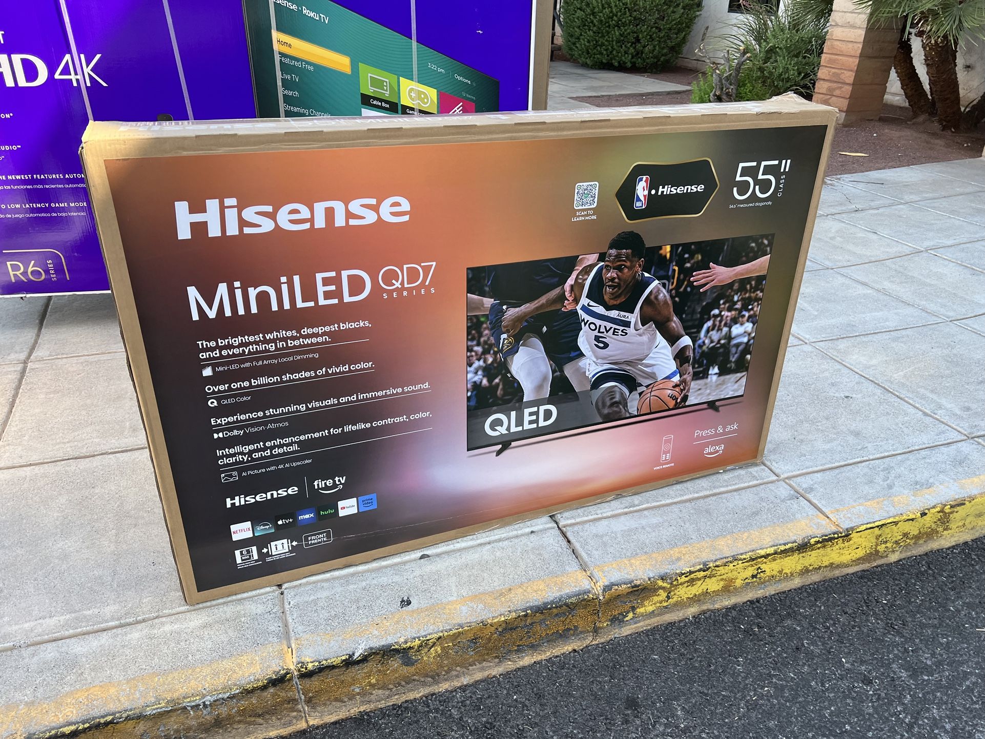 Hisense 55” 4K QLED FIRE TV