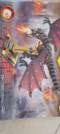 Smaug lego type toy