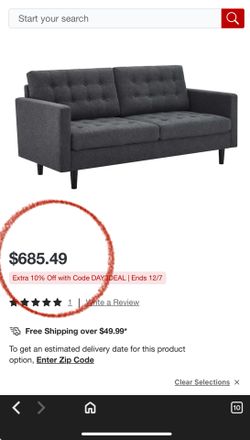 ♥️Sturdy & Cozy Design Sofa BED❤️ALMOST NEW❤️