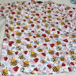 Scrub Top In Xlg