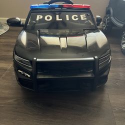 Kids Battery Powered Police Car