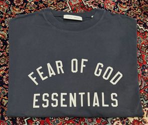 FEAR PF GOD ESSENTIALS MENS T -SHIRT DARK GREY SIZE XXL
