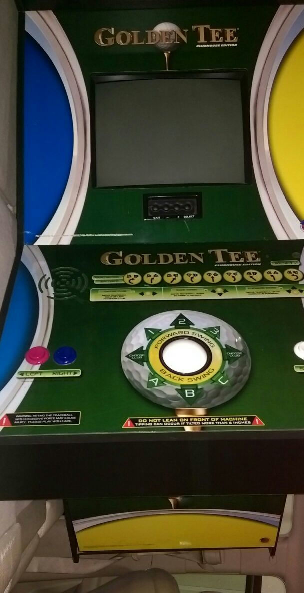 2006 GOLDEN TEE CLUBHOUSE EDITION VIDEO NON COIN HOME FULL SIZE ARCADE GAME