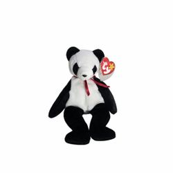 Ty Beanie Babies Fortune The Panda Bear 8" Plush Stuffed Animal 1998 Read Below 