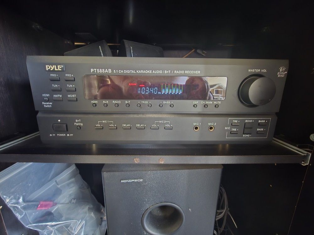 Pyle Brand HOME THEATER Head Unit Karaoke Capable