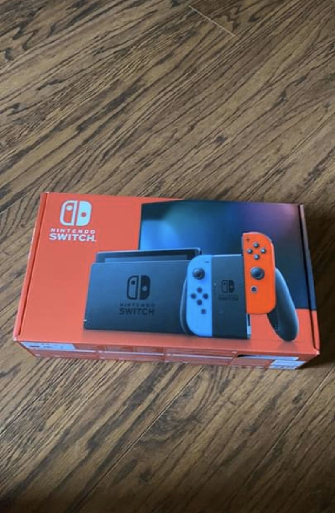 Nintendo Switch w/ Neon Blue Red Joy-Con