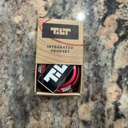 TILT Pro Scooter Integrated Headset Red