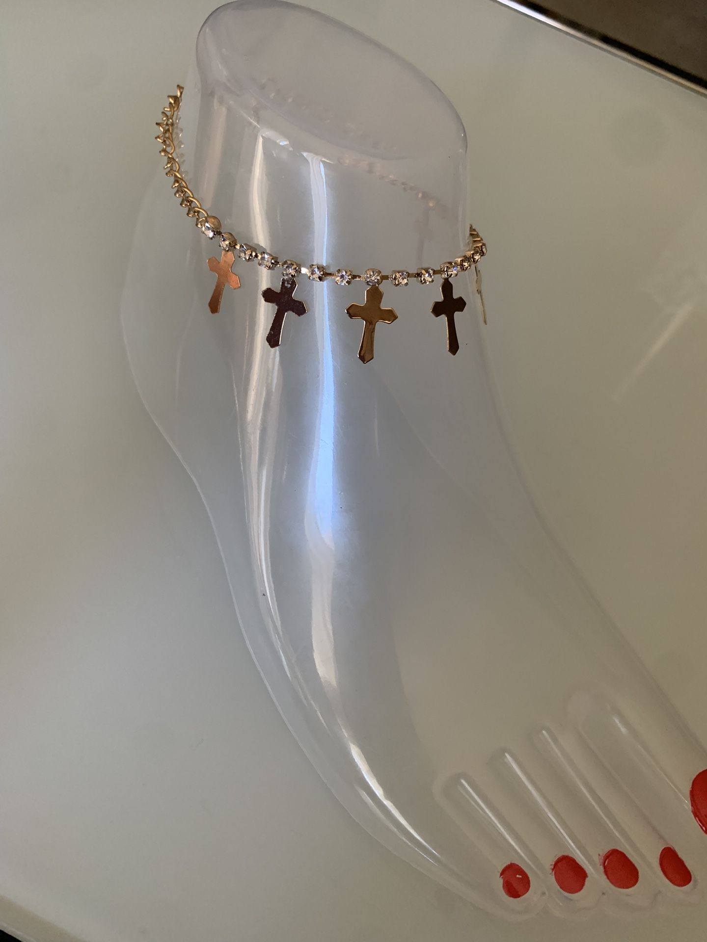Anklet or bracelet With Rhinestones